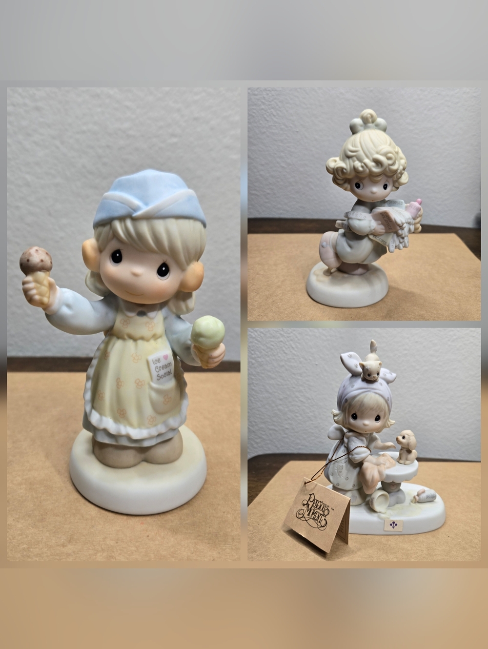 Precious Moments Lot Of 3 Figurines